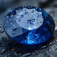 Deep blue sapphire gemstone symbolizing wisdom and royalty