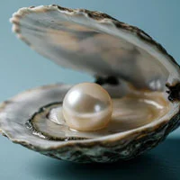 Natural pearls symbolizing purity, elegance, and timeless beauty